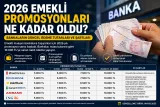 2026 emekli promosyonları ne kadar oldu? Bankaların güncel ödeme tutarları ve şartları