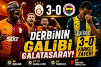 Galatasaray derbide şov yaptı! Fenerbahçe’ye 3-0’lık ağır yenilgi