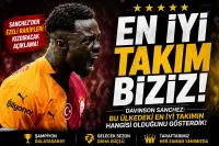 Davinson Sanchez’den Ezeli Rakiplere Olay Sözler! “En İyi Takım Biziz”