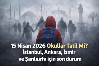15 Nisan 2026 okullar tatil mi? İstanbul, Ankara, İzmir ve Şanlıurfa için son durum