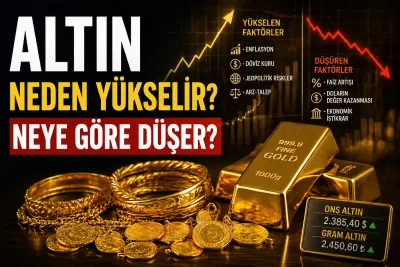 Altın fiyatları neden yükselir ve düşer? Altın neye göre değişir?