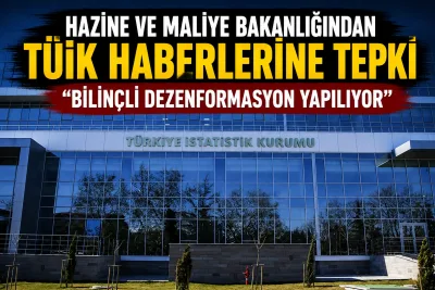 Hazine ve Maliye Bakanlığı’ndan TÜİK İddialarına Sert Tepki! “Dezenformasyon” Açıklaması