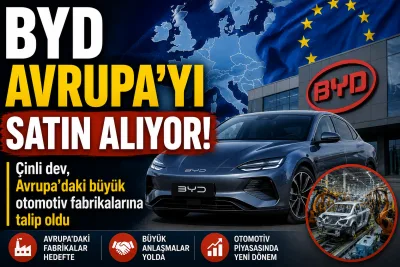 BYD’den Avrupa’da Tarihi Hamle! Dev Otomotiv Fabrikalarını Satın Alma Planı Gündemde