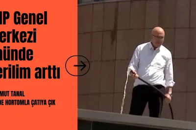 CHP Genel Merkezi önünde gerilim arttı: Mahmut Tanal çatıya çıktı, valilikten emniyete talimat açıklaması