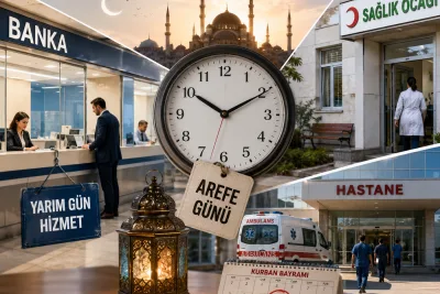 Arefe günü bankalar, sağlık ocakları ve hastaneler açık mı? Bayram öncesi son mesai detayları
