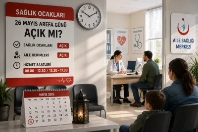 26 Mayıs Arefe Günü sağlık ocakları açık mı? Bugün aile hekimleri kaça kadar hizmet veriyor