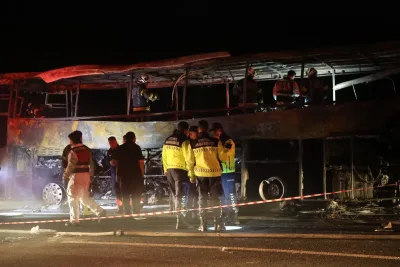 Denizli'de feci kaza: 1'i bebek 8 kişi hayatını kaybetti
