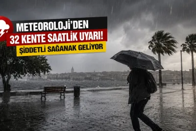 Meteoroloji'den 32 il için kritik uyarı: Kuvvetli sağanak etkili olacak