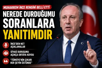 Muharrem İnce’den dikkat çeken mesaj: 'Nerede durduğumu soranlara yanıtımdır'