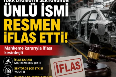 Otomotiv sektöründe iflas kararı: Köklü şirket faaliyetlerini durduruyor