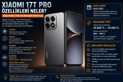 Xiaomi 17T Pro özellikleri neler? Çıkış tarihi, fiyatı ve beklenen yenilikler