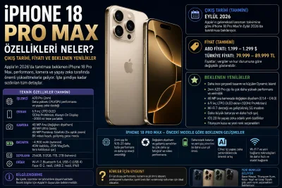 iPhone 18 Pro Max özellikleri neler? Çıkış tarihi, fiyatı ve beklenen yenilikler