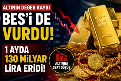 Altındaki düşüş BES fonlarını vurdu: 1 ayda 130 milyar lira eridi