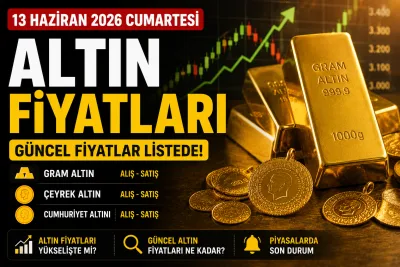 Gram altın 6.277 TL'yi aştı: 13 Haziran 2026 güncel altın fiyatları