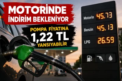 Motorinde indirim bekleniyor: Pompa fiyatına 1,22 TL yansıyabilir
