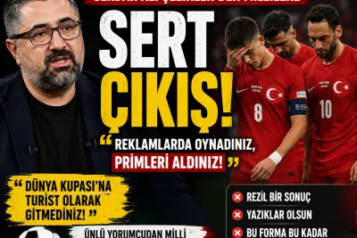 Serdar Ali Çelikler'den Milli Takım'a sert eleştiri: 'Dünya Kupası'na turist olarak gitmediniz'