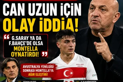 Sinan Engin'den Montella'ya Can Uzun eleştirisi: 'Galatasaray'da olsa oynardı'