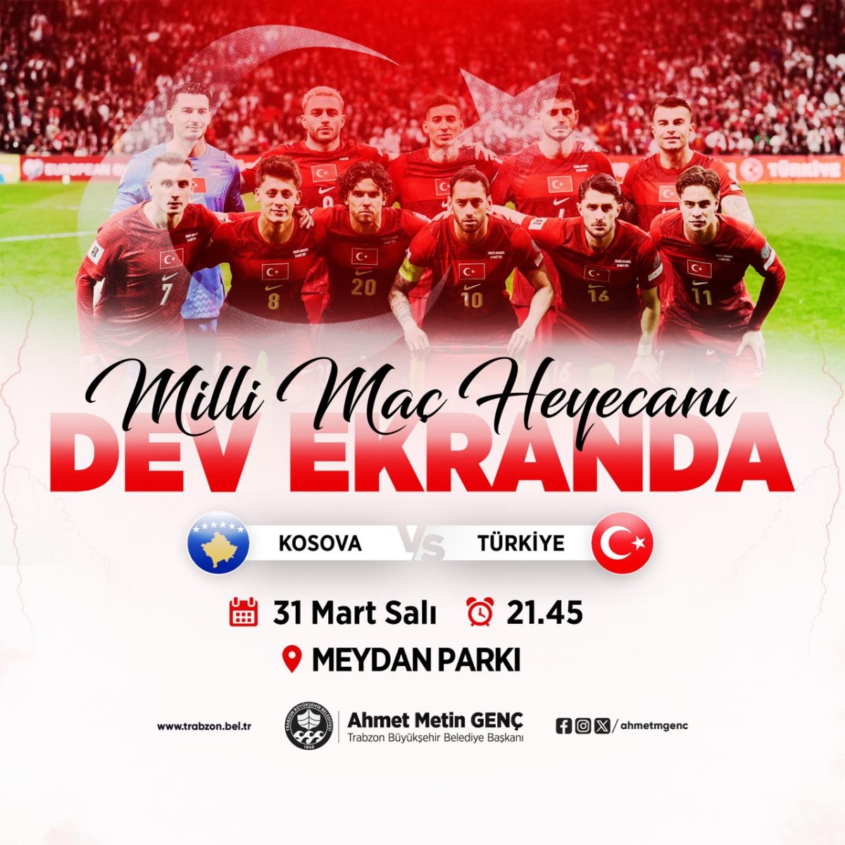 Trabzon Meydanları Futbol Heyecanına Hazır